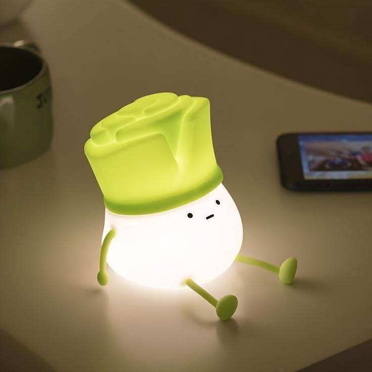 چراغ خواب سیلیکونی کلم نشسته